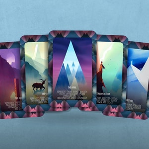 L'Oracle de Thor - Trouvez des conseils dans la mythologie nordique - 24 cartes - Oracle - Deck Oracle - Diseuse de bonne aventure - Outils de divination - Cadeau oracle