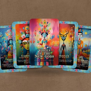 Voices of the Gods - Divine Messages Oracle - Oracle Cards - Oracle - Oracle Deck - Fortune Telling - Divination tools