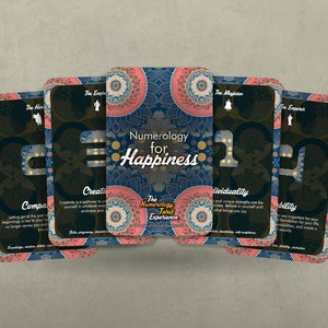 Numerologia da Felicidade - A Experiência do Tarô Numerológico - Arcanos Maiores - Adivinhação - Ferramentas de Adivinhação - Cartas Ilustradas