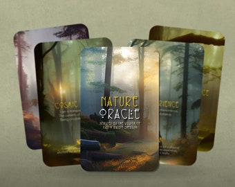 Nature Oracle - inspired by the wisdom of  Ralph Waldo Emerson - 24 cards - Oracle Cards - Oracle Deck - Fortune Telling - Divination tools