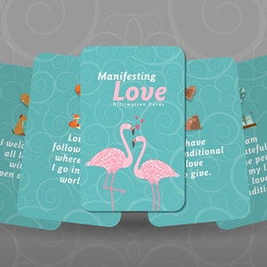 Manifesting Love - Affirmation Cards To attract Love - 24 cards - Oracle - Oracle Deck - Affirmation - Divination tools - oracle Gift