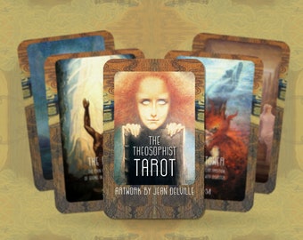 The Theosophist Tarot - Major Arcana - Jean Delville - Tarot - Tarot Deck - Fortune Telling - Divination tools - Tarot Gift - Theosophical