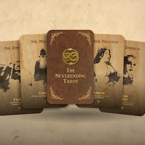 I Tarocchi Infiniti - Arcani Maggiori - La Storia Infinita - Mazzo di Tarocchi - Divinazione - Strumenti di Divinazione - Regalo dei Tarocchi - Carte dei Tarocchi