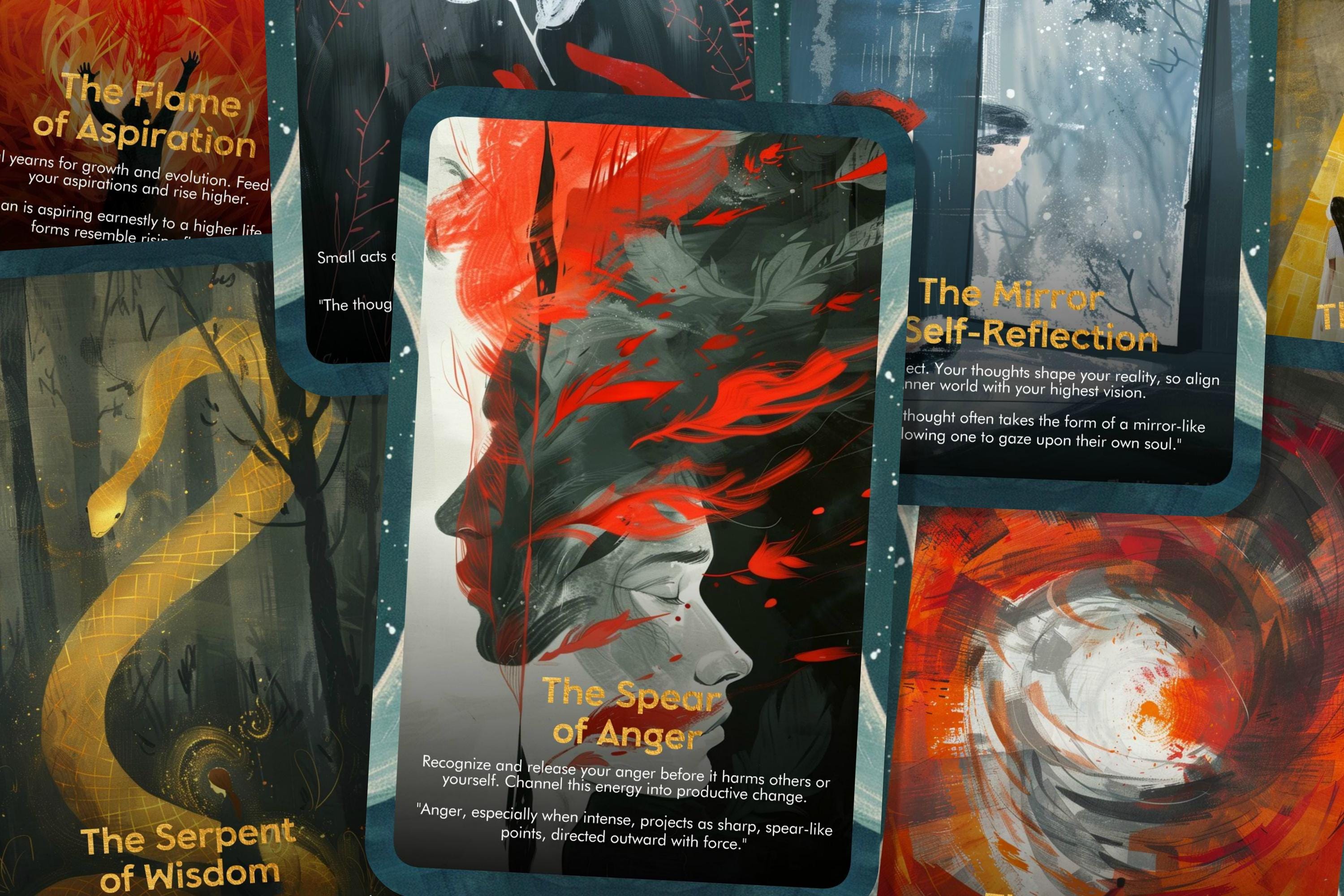 The Shapes of Spirit: Messages From Thought-forms - 22 Oracle Cards ...