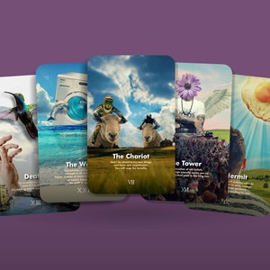 Die Stimme des Weltraum-Tarot - Major Arcana - Ehud Graf - Tarot - Tarot Deck - Wahrsagen - Wahrsagen - Tarot Geschenk - Karten - Art