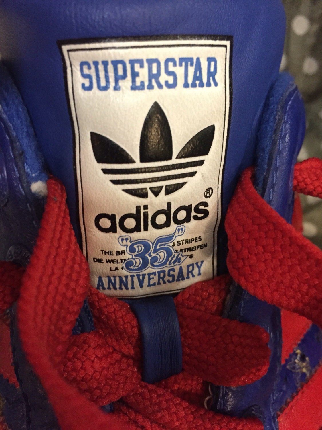 Adidas Superstar 24 Cities 35th Anniversary 7.5 Paris Royal Blue, Red &  Gold Sneaker - Etsy