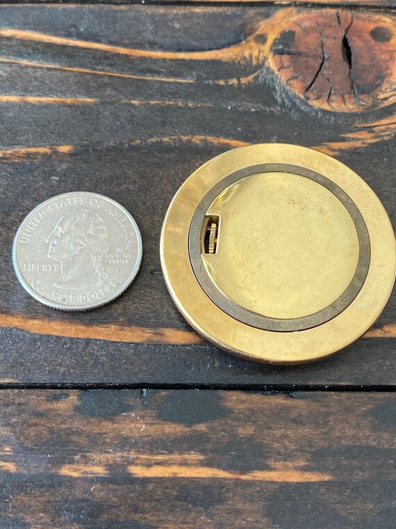 Vintage Parker Quartz Roulette pocket watch Old E… - image 2