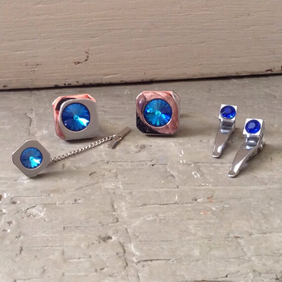 Foster retro amazing vintage cuff link SET!! Sea … - image 2