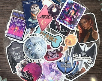 Crescent City Stickers Pack for Sarah J Mass Book Lovers | Waterproof Vinyl Kindle Decals