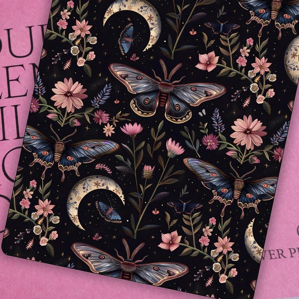Dark Romance Kindle Paperwhite & Basic Skin | Kindle Wrap Dark Floral