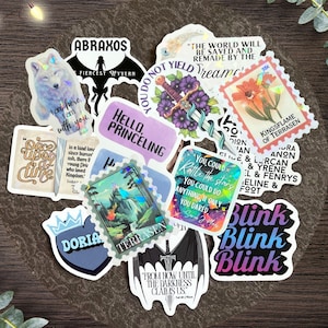 Paquete de pegatinas para Kindle de Trono de Cristal / Pegatinas de vinilo para libros / Regalo para amantes de los libros de SJM / Regalo para amantes de los libros