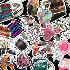 Romantasy Reader Gift | Kindle Sticker Bundle | Vinyl Decals | SJM book lovers | Spicy Smut Fan Merch | Romance Fantasy Book Club bild 3