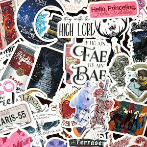 Romantasy Reader Gift | Kindle Sticker Bundle | Vinyl Decals | SJM book lovers | Spicy Smut Fan Merch | Romance Fantasy Book Club