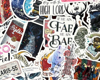 Romantasy Reader Gift | Kindle Sticker Bundle | Vinyl Decals | SJM book lovers | Spicy Smut Fan Merch | Romance Fantasy Book Club