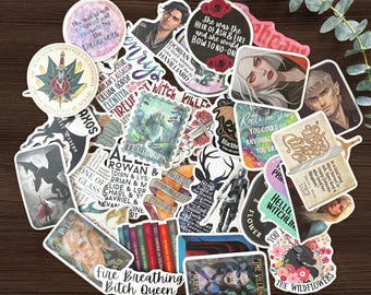 Throne of Glass Kindle Sticker Bundle | Vinyl Waterproof Book Stickers | SJM book lover gift