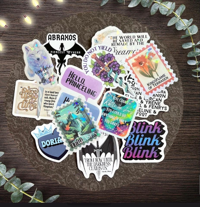 Romantasy Reader Gift | Kindle Sticker Bundle | Vinyl Decals | SJM book lovers | Spicy Smut Fan Merch | Romance Fantasy Book Club bild 10