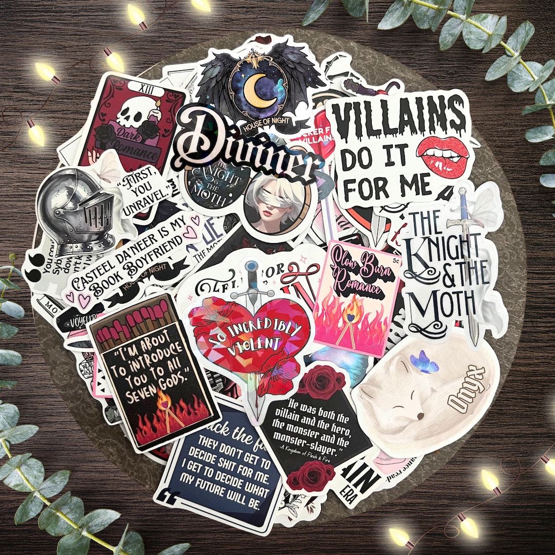 Dark Romance Sticker Bundle | Vinyl Stickers | Smut Lover Bookish Gift ...