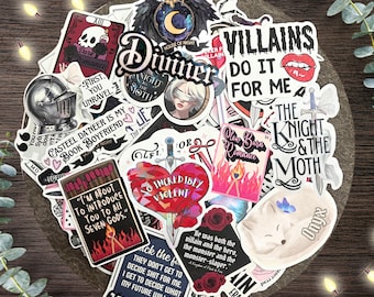 Dark Romance Sticker Bundle | Vinyl Stickers | Smut Lover Bookish Gift | Kindle, Laptop, Dark Fantasy Stickers