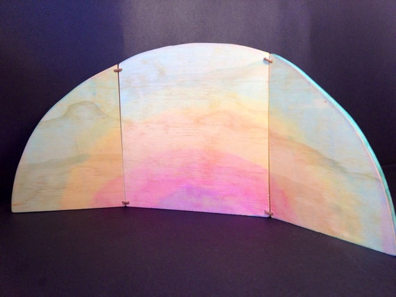 Reversible Nature Table Backdrop Waldorf Steiner Natural wooden toys