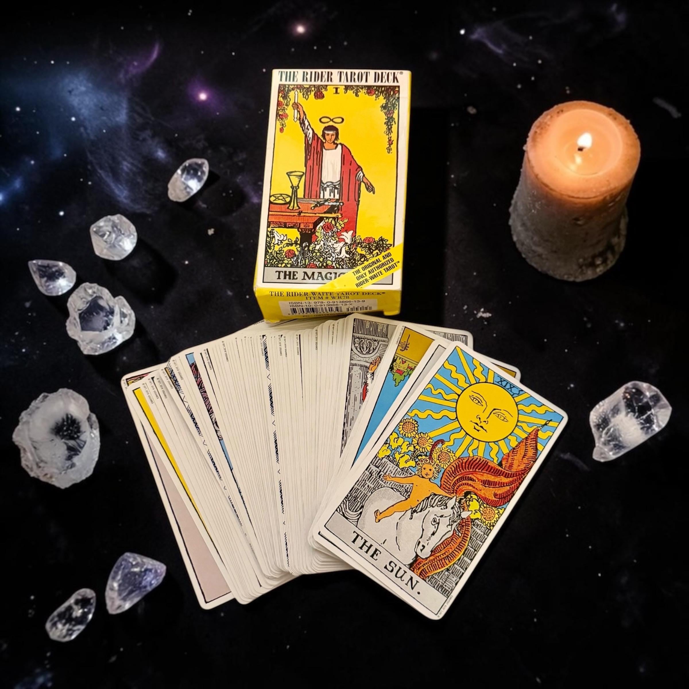 Vintage Rider Waite, 1970s Tarot Cards - Etsy