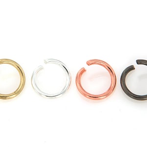 9mm  Jump Rings, Thread Dia. 1.2mm, Pkg of  100 PCS, F0RC.P100 KCC