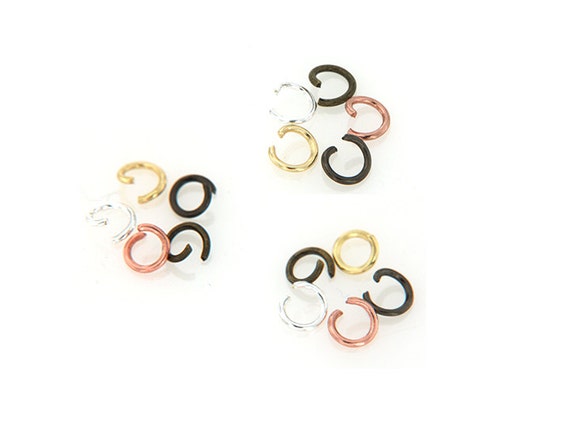 6mm  Jump Rings, Thread Dia. 0.8mm, Pkg of  100 PCS, F0RE.P100 DBF