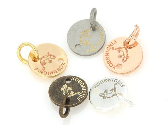 Custom jewelry tags (10mm / 0.4)