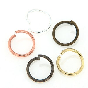10mm  Jump Rings, Thread Dia. 1mm, Pkg of  100 PCS, F0RB.P100 KCC