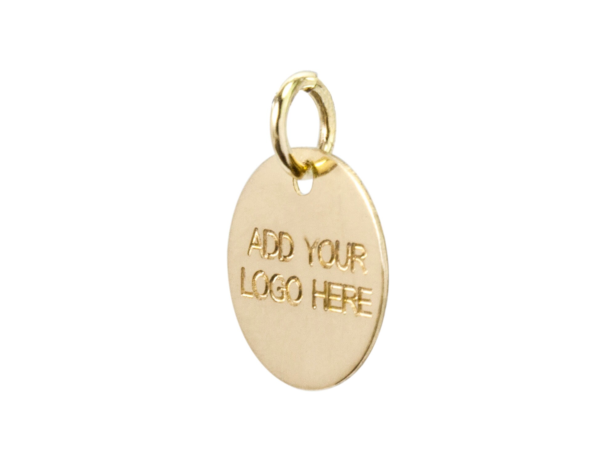 14K Gold Filled Custom Jewelry Tag Mechanical Engraved Etsy