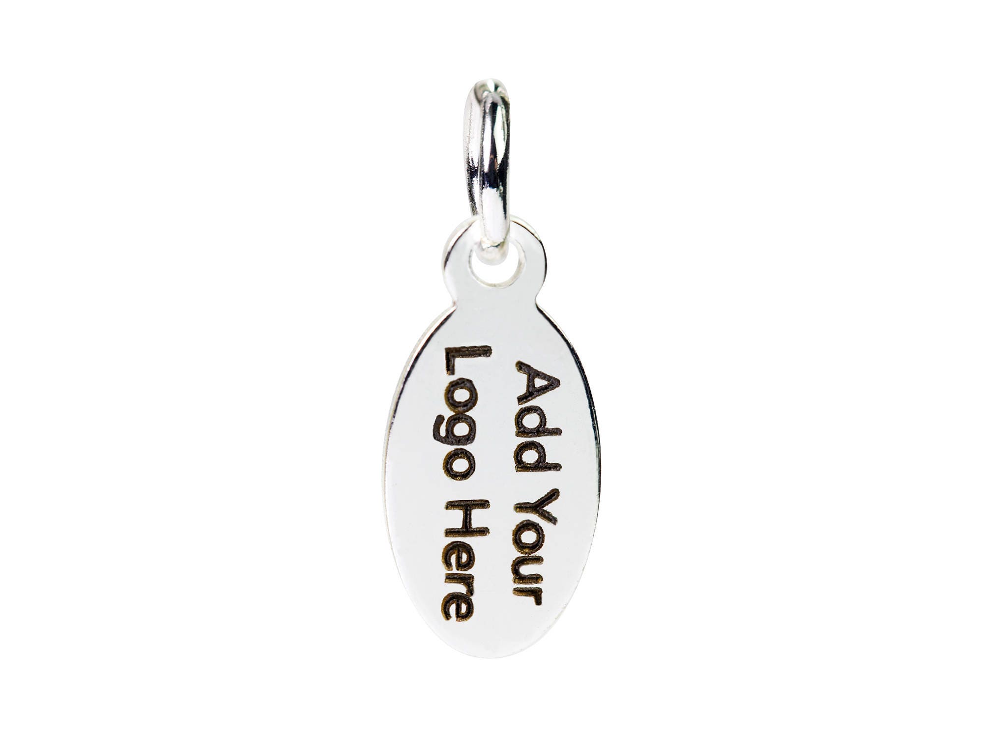 Custom Jewelry Tag Sterling Silver Plated Metal Tag With Etsy