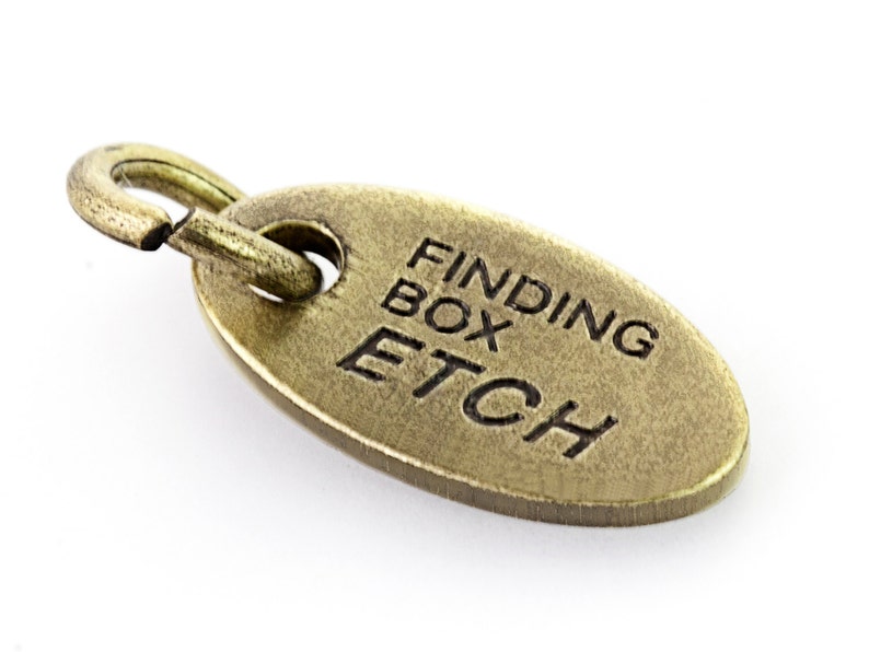 Custom Logo Etched on Oval Jewelry Tag Metal Jewelry Tags Etsy