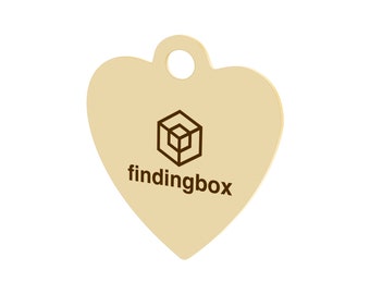 Personalised 14K Gold Filled Heart Tag Pendant , Special Date·Name·Signature·Message·Monogram Engraved Necklace Charm, 14x15mm, F1IW.GF