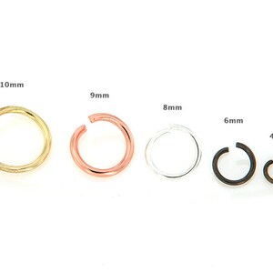 10mm Jump Rings, Thread Dia. 1mm, Pkg of 100 PCS, F0RB.P100 KCC - Etsy