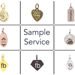 Custom Jewelry Tags, Sample of Engraved Metal Jewelry Tags, Dog/ Cat ID Tag