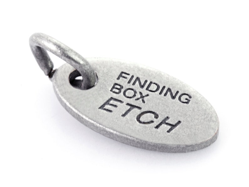 Custom Logo Etched on Oval Jewelry Tag Metal Jewelry Tags Etsy