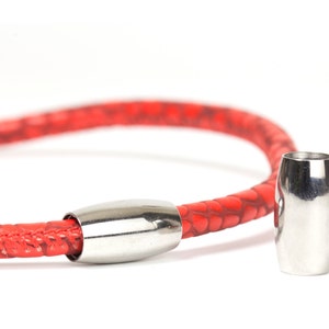 Silver Magnetic Clasps for 5mm Leather Cord, Magnetic End Cap, Olive Rice Magnetic Clasps, 18x9.7mm, Pkg of 1 set, F0VA.SI06.S01 DBF