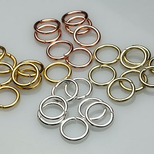 Silver Jump Rings, 15mm, Thread Dia. 2mm, Pkg of 50 PCS, F0FE.SI06.P50 ...
