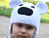 Häkeln Sie Baby Mütze Baby tragen Hut Kinder Hut Baby Boy Hut Baby Mädchen Hut häkeln tragen Hut Neugeborenen Baby Mütze für Mädchen weiß Baby Hut Tier Hut