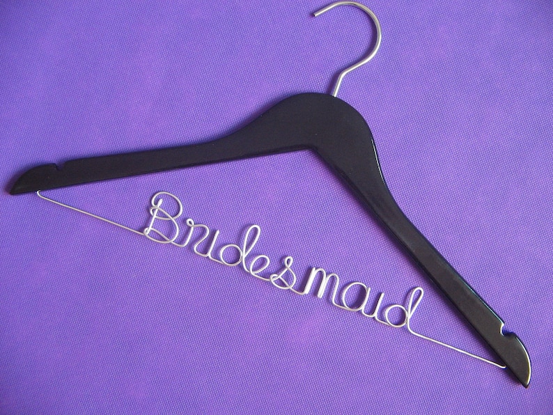 Personalized Wedding Dress HangerBridesmaid Hanger Name Etsy
