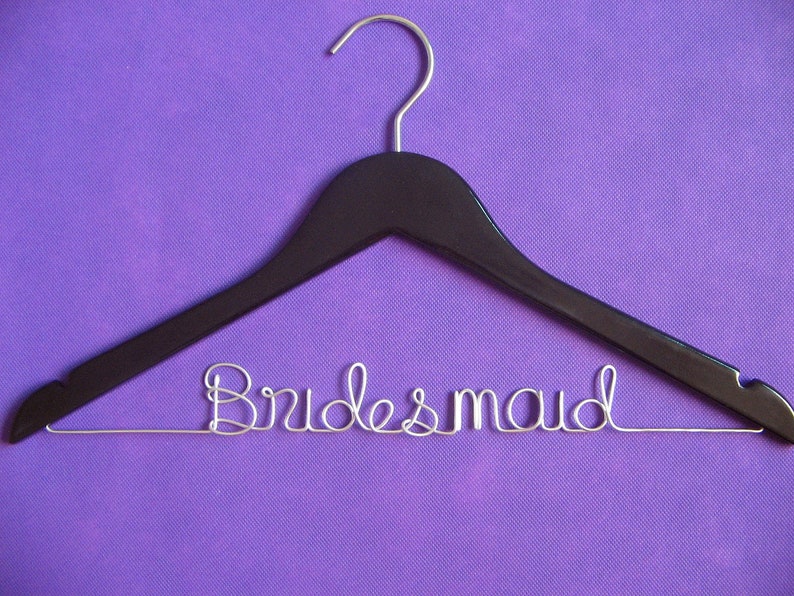 Personalized Wedding Dress HangerBridesmaid Hanger Name Etsy