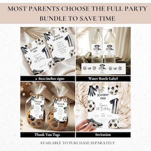 Soccer Birthday Invitation, Editable Soccer Party Invite, Sports Theme, Kids Football Birthday, Instant Download, Digital Template image 8