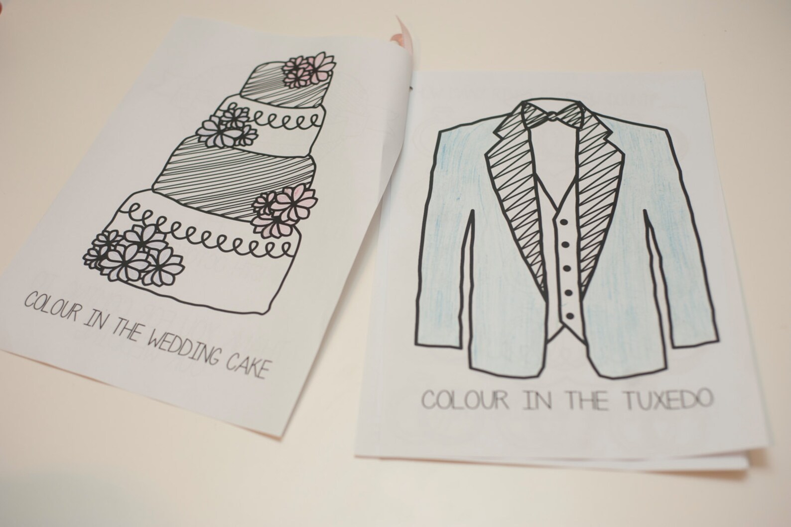 Wedding Coloring Book Wedding Activity Book Kids Wedding | Etsy