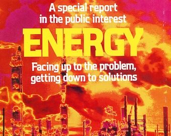 Energy Report | Unique Gift | Vtg National Geographic Magazine Historical or Travel Issue | Single Magazines
