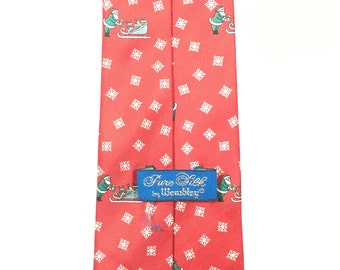 Maker Silk | Holiday Supply  | Santa Necktie by Webley to Repurpose Up-cycle