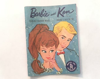 Barbie and Ken Booklet by Mattel 1962 Authentic Third Product Catalog