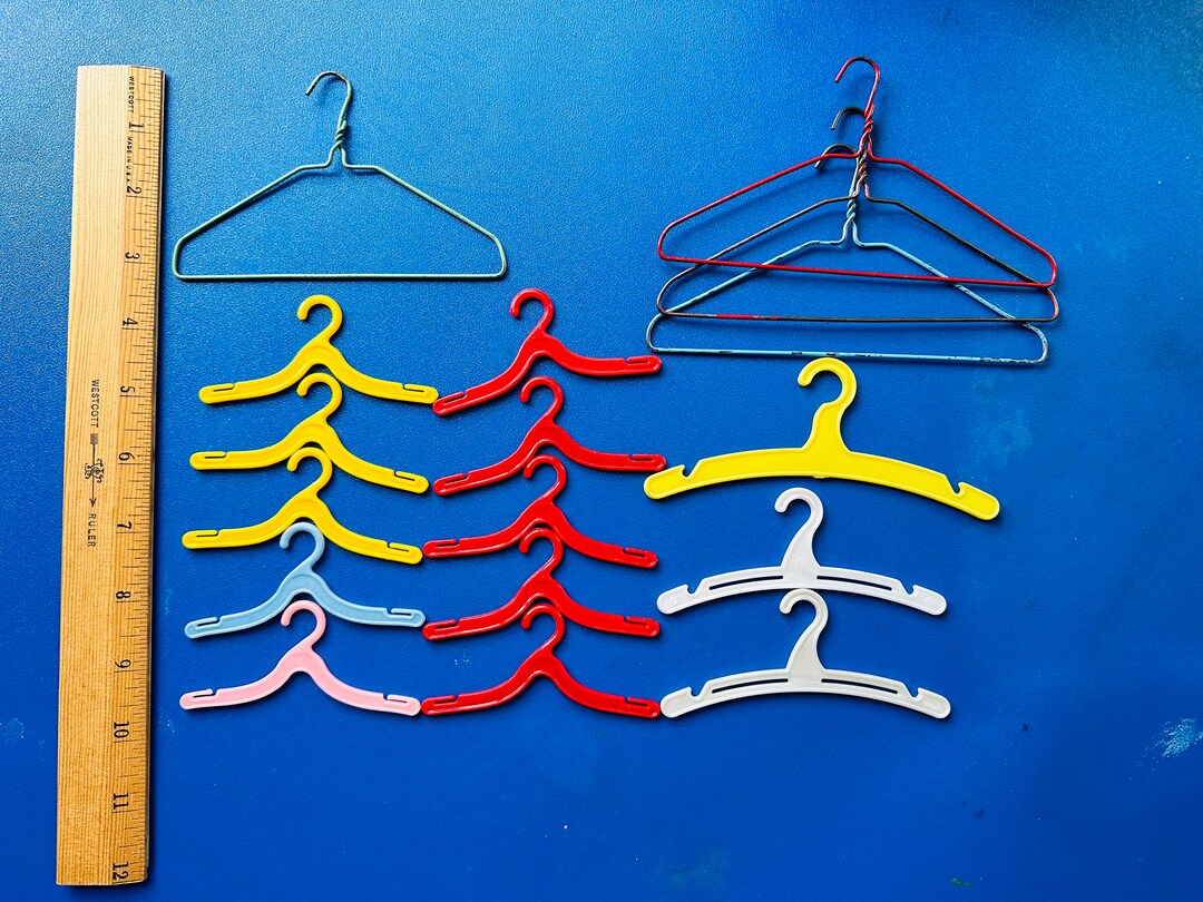 Vtg. Doll Clothing Hangers 1950260s Metal or Plastic Etsy