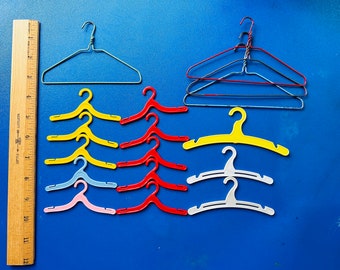 Vtg. Doll Clothing Hangers 19502-60s - Metal or Plastic