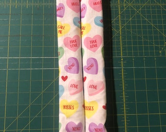 Refrigerator Door Handle Covers - Valentine’s Day - Candy Hearts