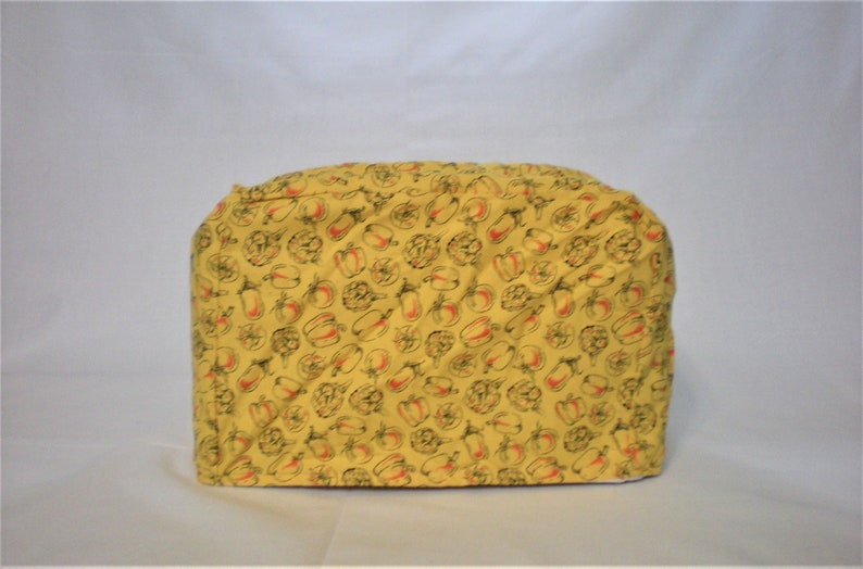 Toaster Cover 2 slice yellow with vegetables Appliance Etsy