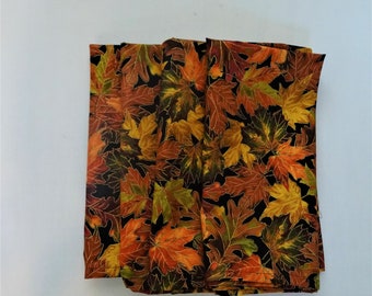 Napkins - Fall Leaves - Set of 4